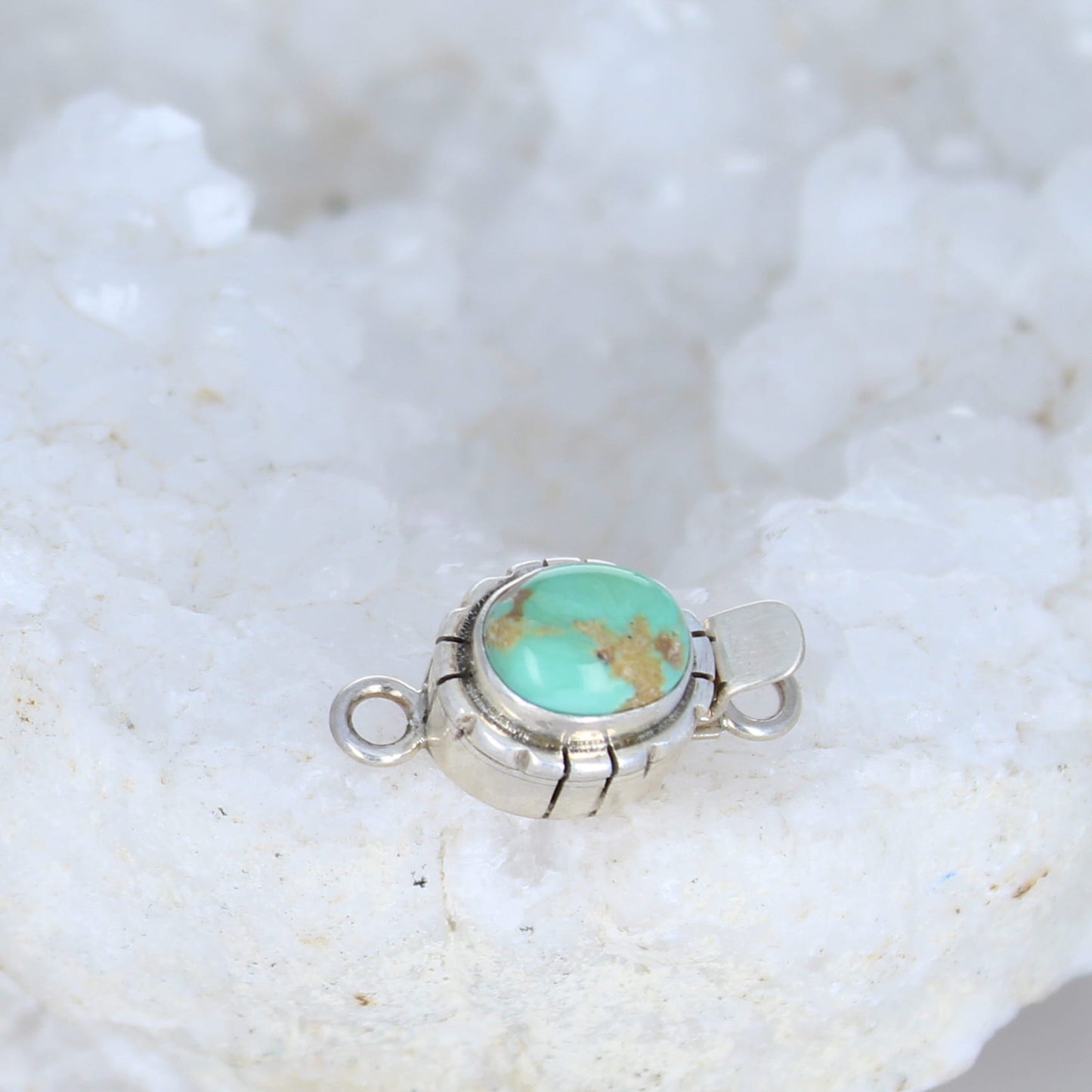 CAMPITOS MEXICAN Turquoise Clasp Mint Green Gold