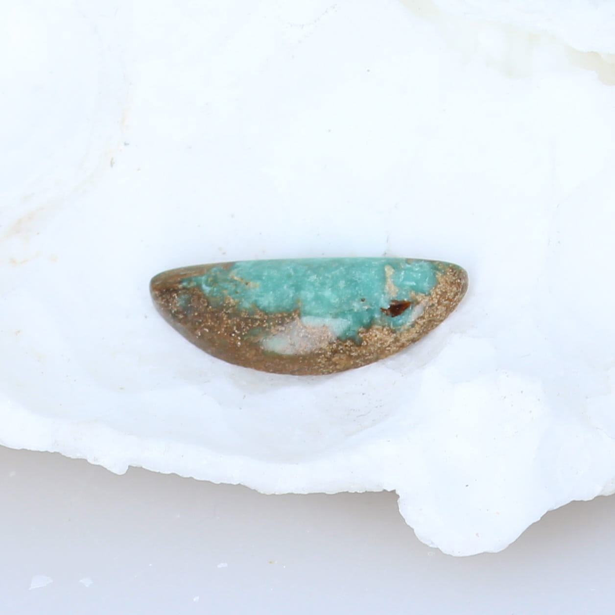 Carico Lake Turquoise Crescent Moon Cabochon -NewWorldGems