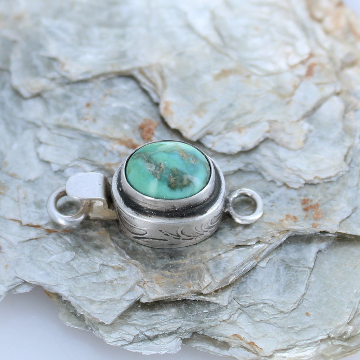 CAMPITOS MEXICAN Turquoise Clasp Light Mint Green -NewWorldGems