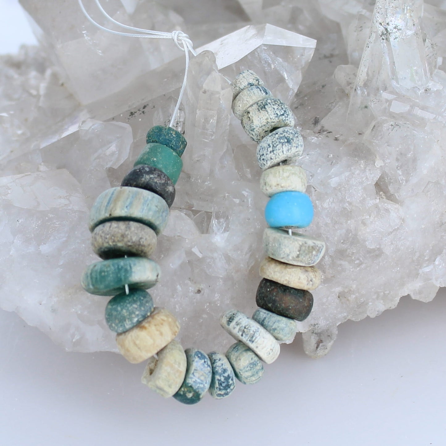 ANCIENT MALI Dig Beads Strand 4" 7-13mm