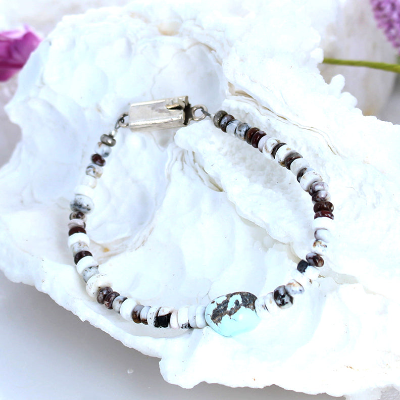 White Buffalo Wild Horse Bracelet Southwest Elegance -NewWorldGems