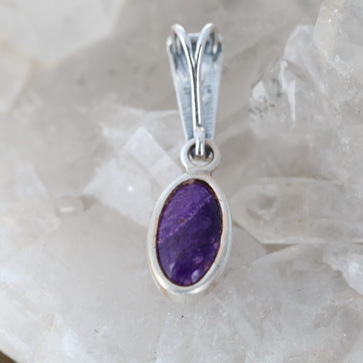 AAA Lightning Ridge OPAL Necklace with Sugilite Sterling