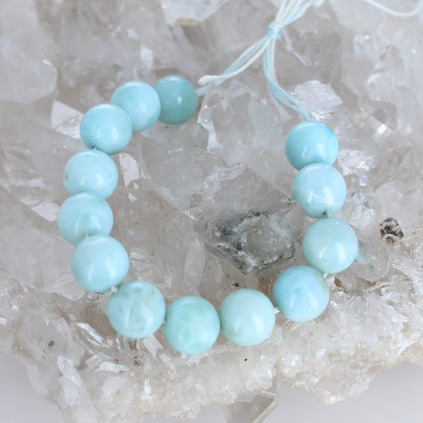 LARIMAR BEADS Round 9.5mm 4"