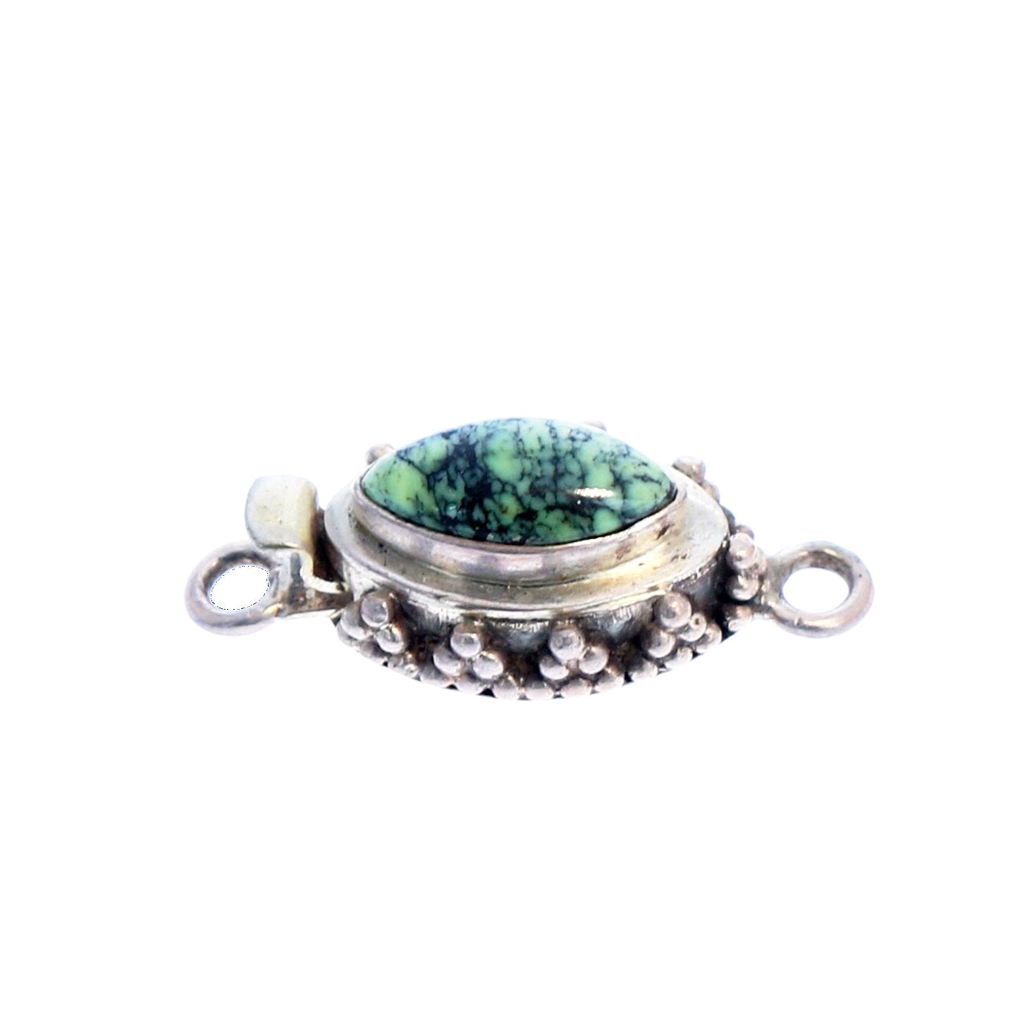 Purple Spiny Oyster Clasp Sterling 4X6mm Oval -NewWorldGems