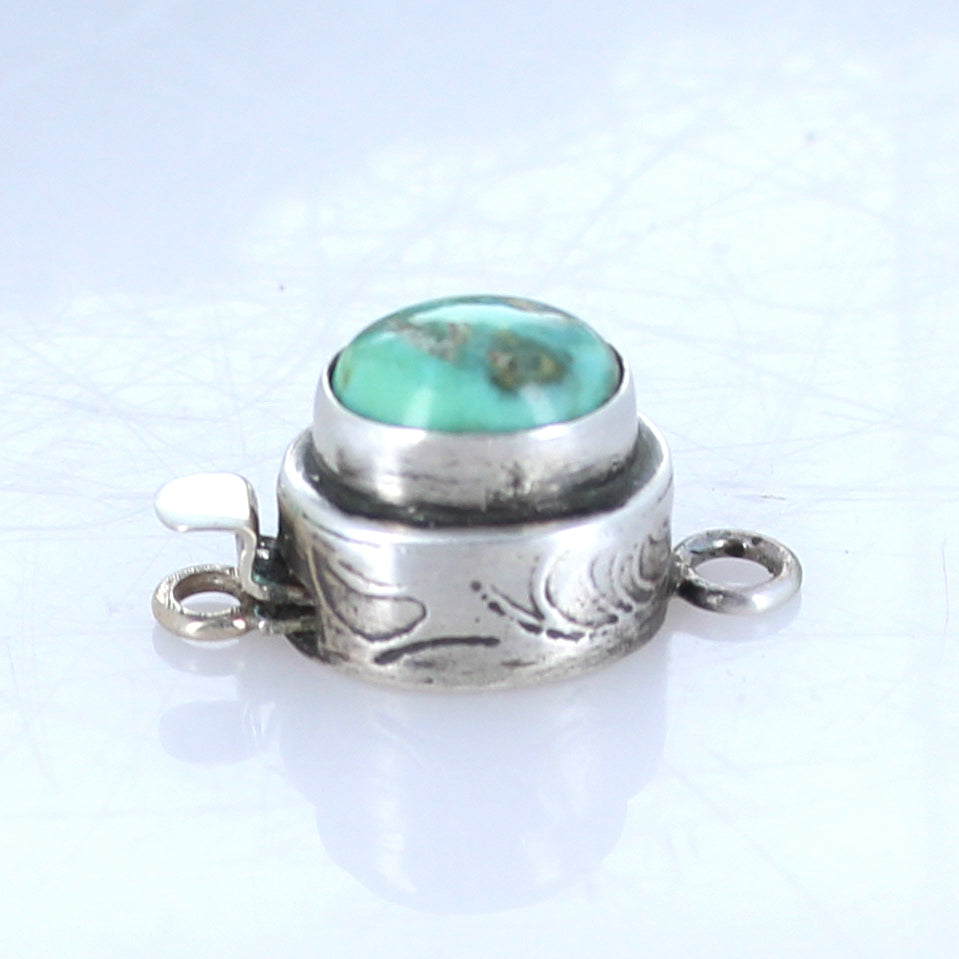 CAMPITOS MEXICAN Turquoise Clasp Light Mint Green -NewWorldGems