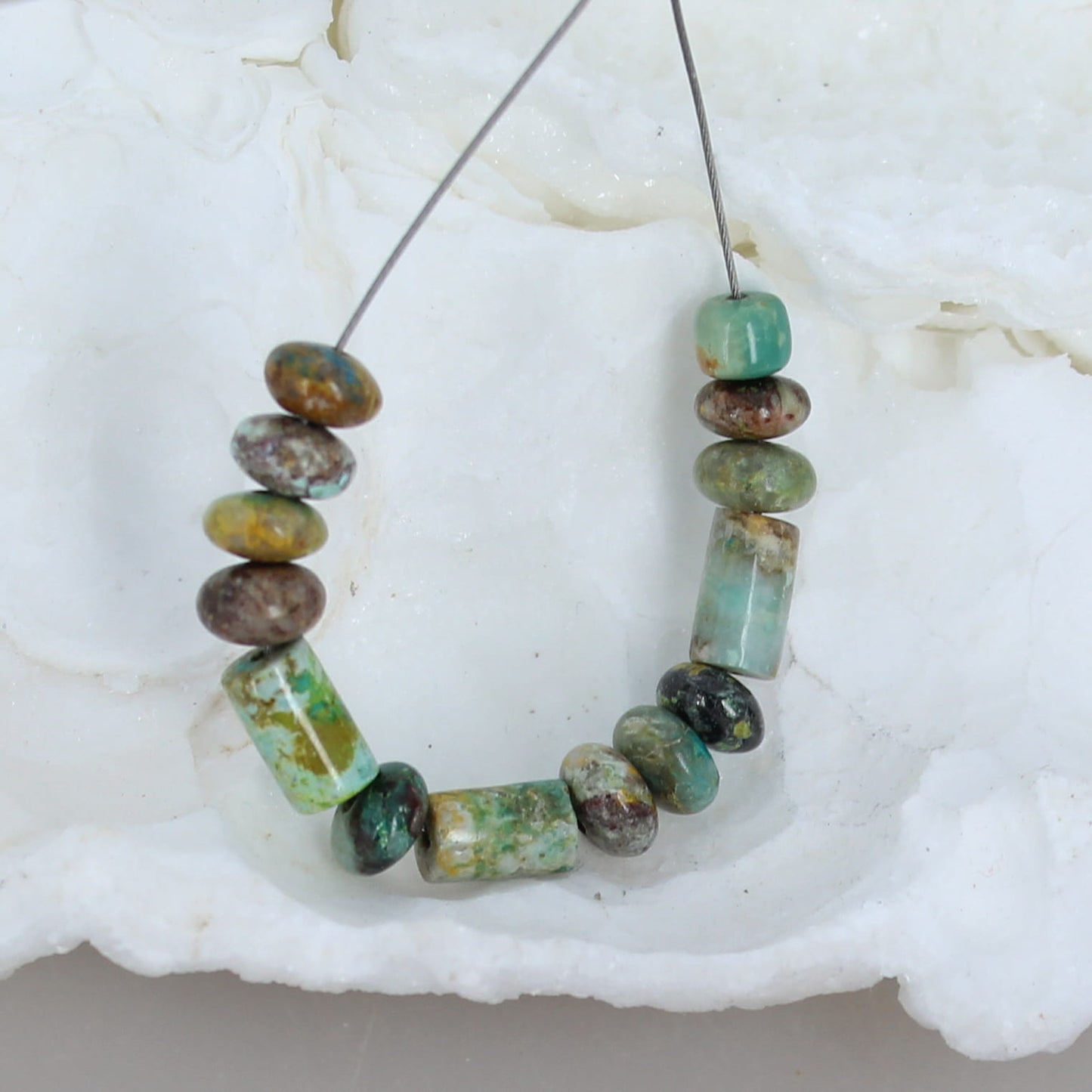 Vintage Stock PRIMAVERA STONE BEADS Set -NewWorldGems