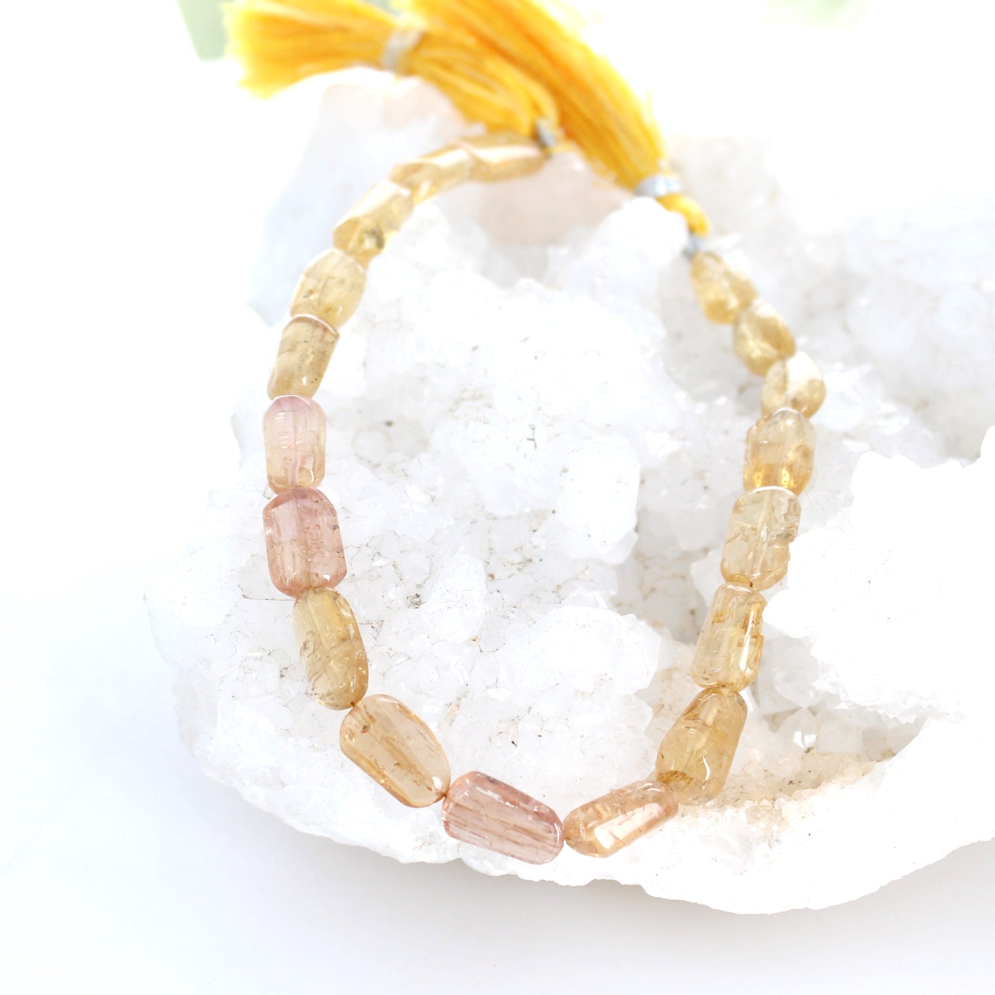 IMPERIAL TOPAZ 8x12mm Cushion Shaped Beads -NewWorldGems
