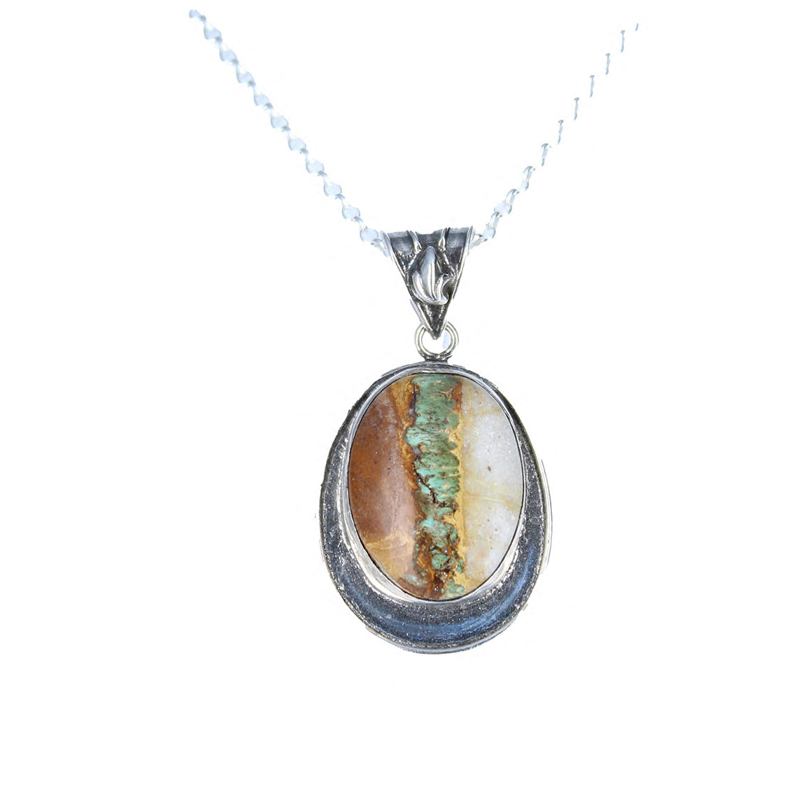 Royston Turquoise Pendant Teardrop Decorative Sterling