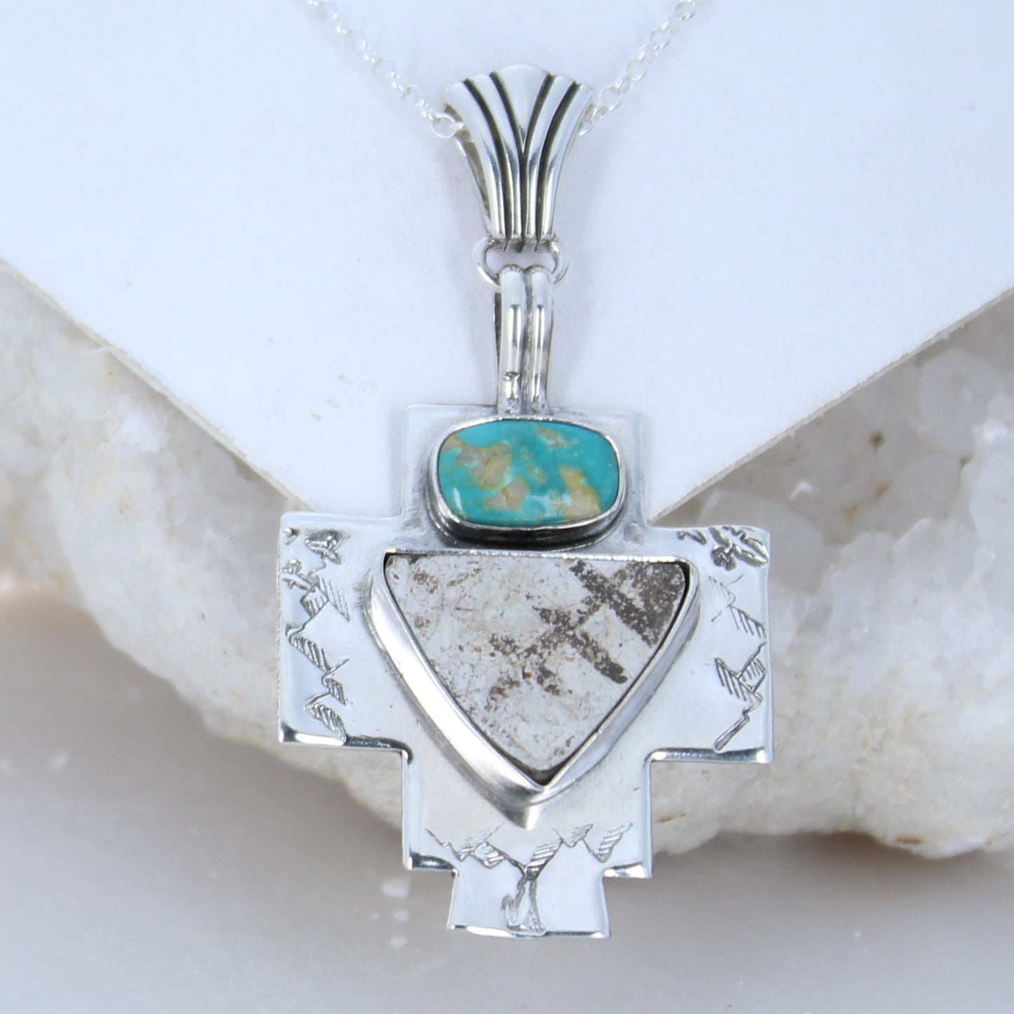 Carico Lake Turquoise Clasp Southwest Style Large Blue -NewWorldGems