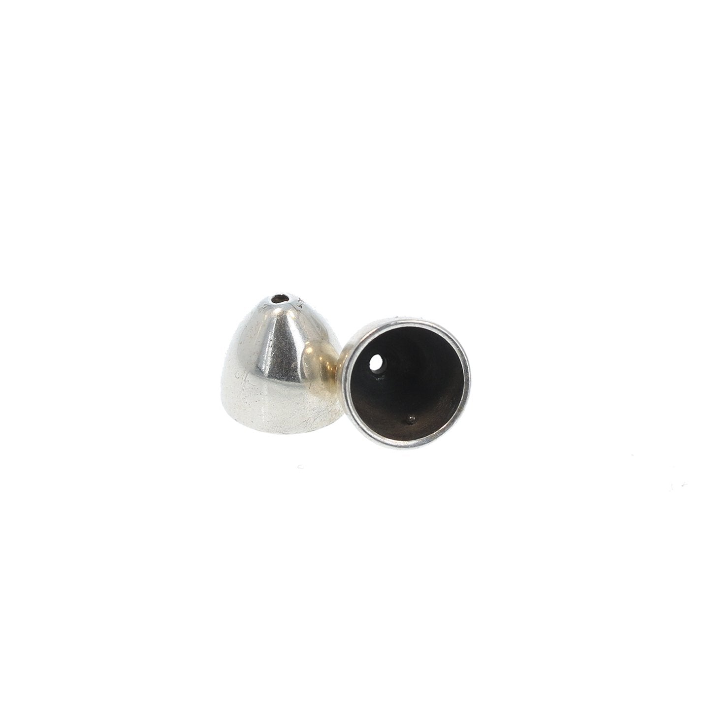 STERLING SILVER End Cones Bullet Design 8mm Pair -NewWorldGems