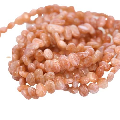 Sunstone Beads Side Drilled 7-11Mm -NewWorldGems