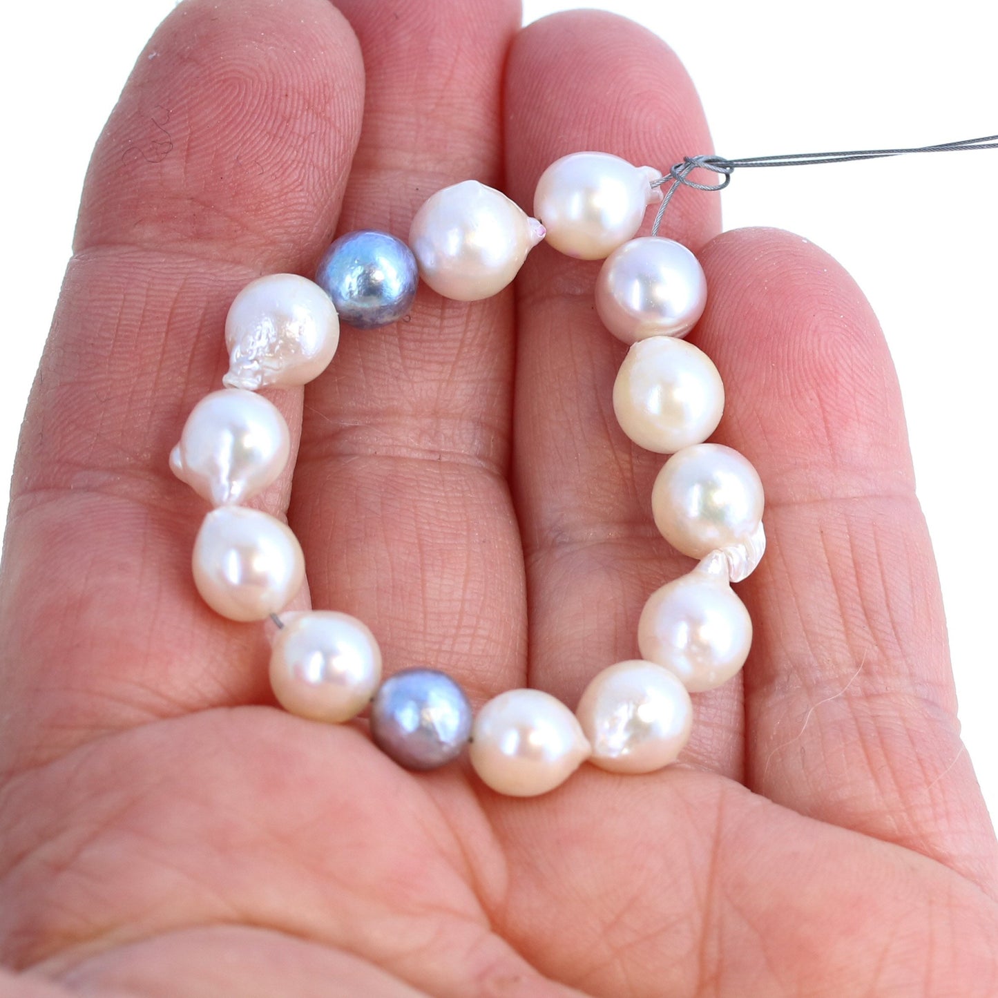 Multi Color Akoya Pearls Cultured 6.7-8mm -NewWorldGems