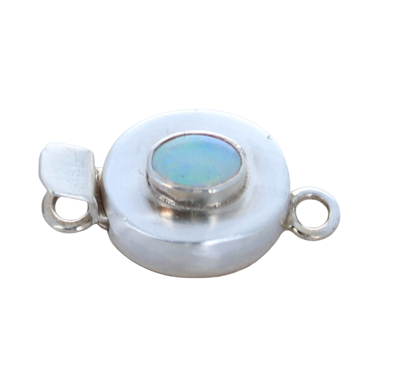 AUSTRALIAN LIGHTNING Ridge Opal Clasp Classic Design Sterling -NewWorldGems