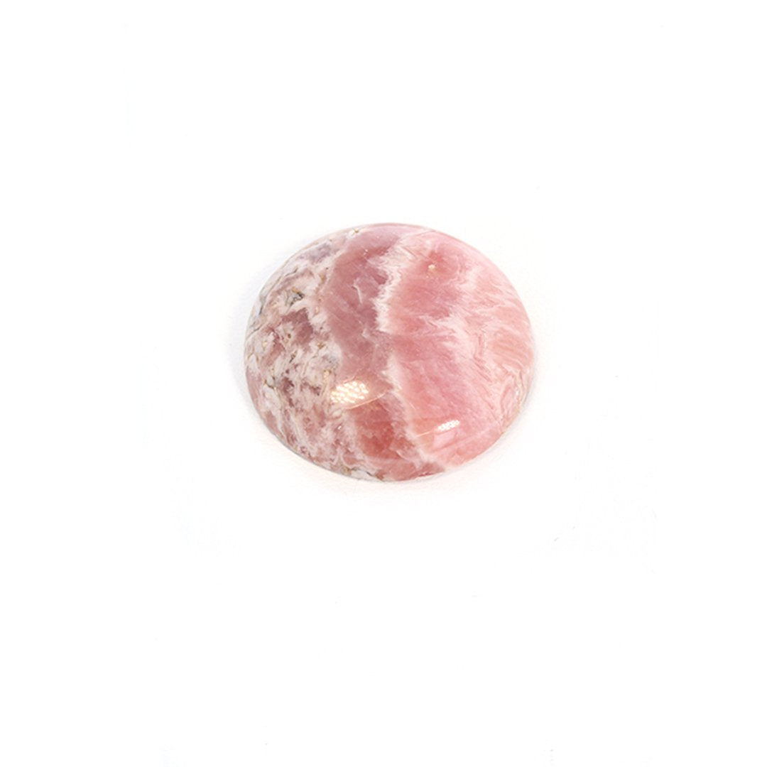 Rhodochrosite Cabochon Large Round Size 30mm -NewWorldGems