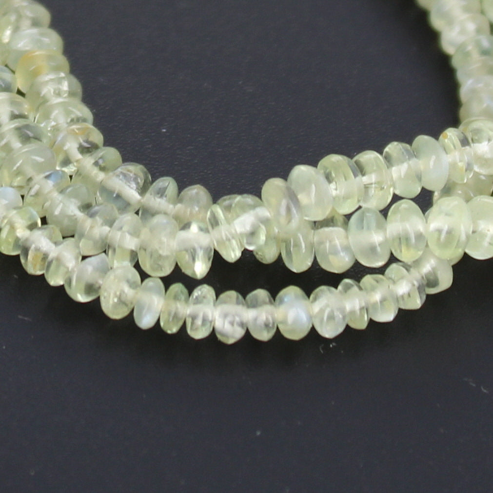 SPARKLING CHRYSOBERYL Beads Rondelles 2.6-5mm 16" -NewWorldGems