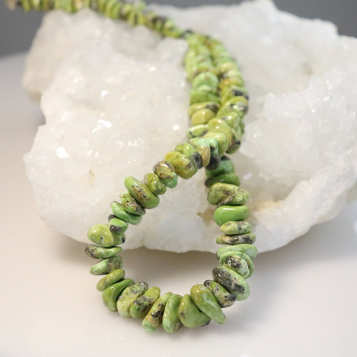 Verde Valley Mexican Turquoise Beads Yellow Green 6-11mm -NewWorldGems