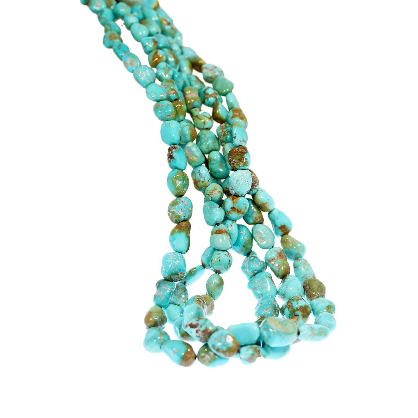 Sierra Nevada Turquoise Beads Nevada Potato Shape -NewWorldGems