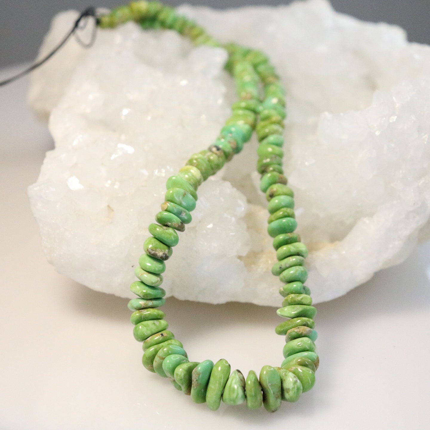 Verde Valley Mexican Turquoise Beads Yellow Green 6-11mm -NewWorldGems