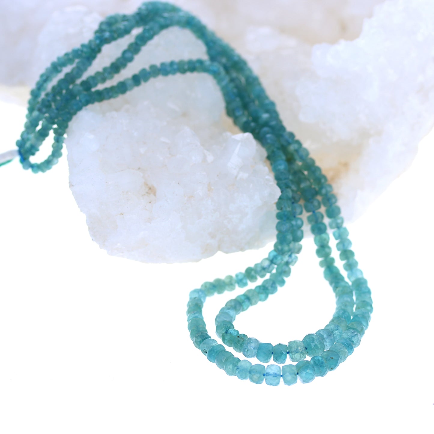 AAA GRANDIDIERITE Faceted Beads Graduated Paraiba Blue -NewWorldGems