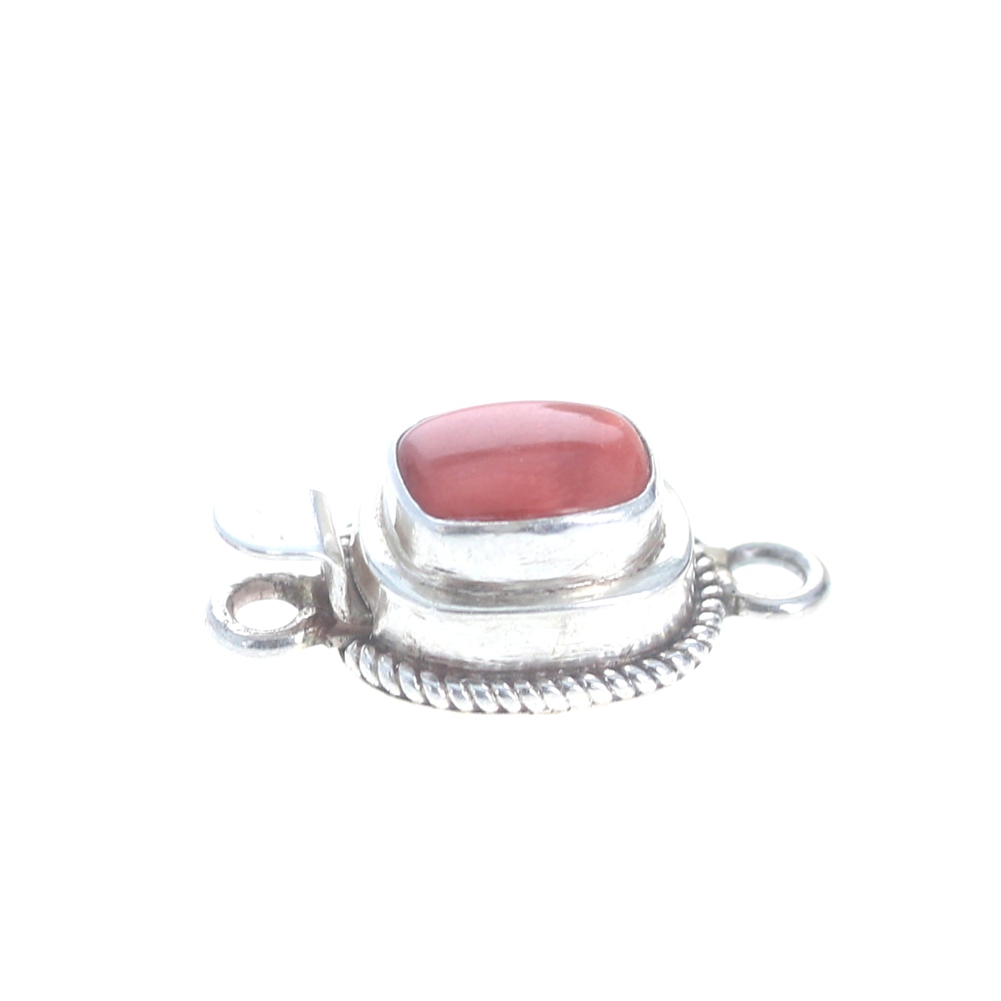 SPINY OYSTER Clasp Red or Orange Cushion 10x8mm -NewWorldGems