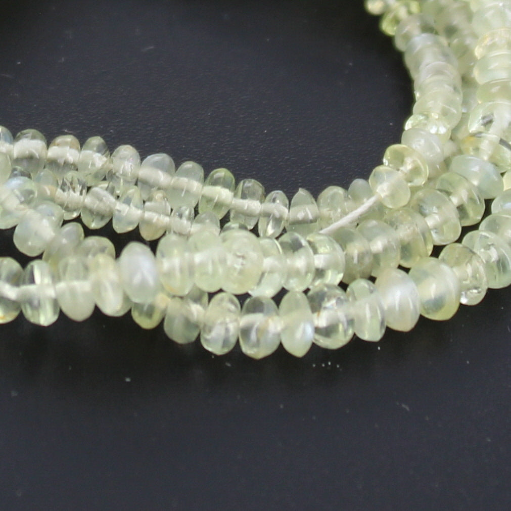 SPARKLING CHRYSOBERYL Beads Rondelles 2.6-5mm 16" -NewWorldGems