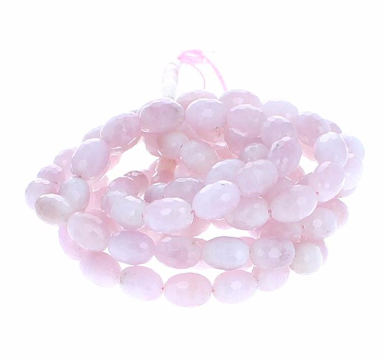 Kunzite Beads Faceted Barrel Shaped 14X10Mm Lavender -NewWorldGems