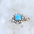 Blue Ridge Turquoise Clasp Ball Design Style 6mm -NewWorldGems