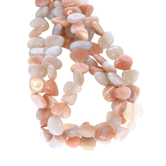 Multi Color Moonstone Beads Side Drilled 16"