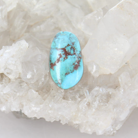 KINGMAN TURQUOISE CABOCHON Light Blue 22x12.82mm