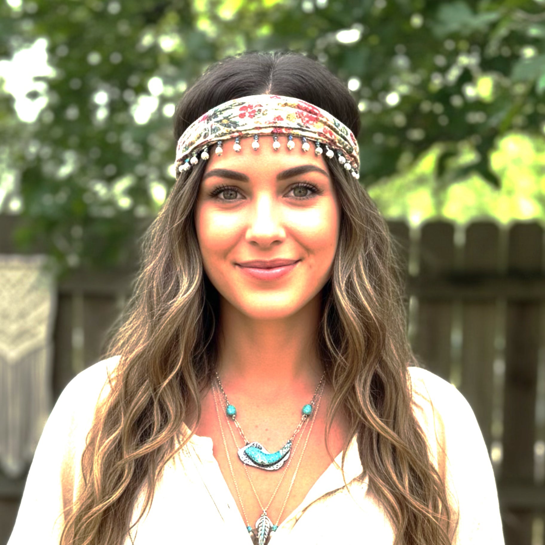 BLUE MOON Turquoise Bird Pendant Sterling and 18K Gold 18"