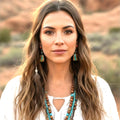 Dramatic Royston Turquoise Red Orange Spiny Oyster Earrings Southwest
