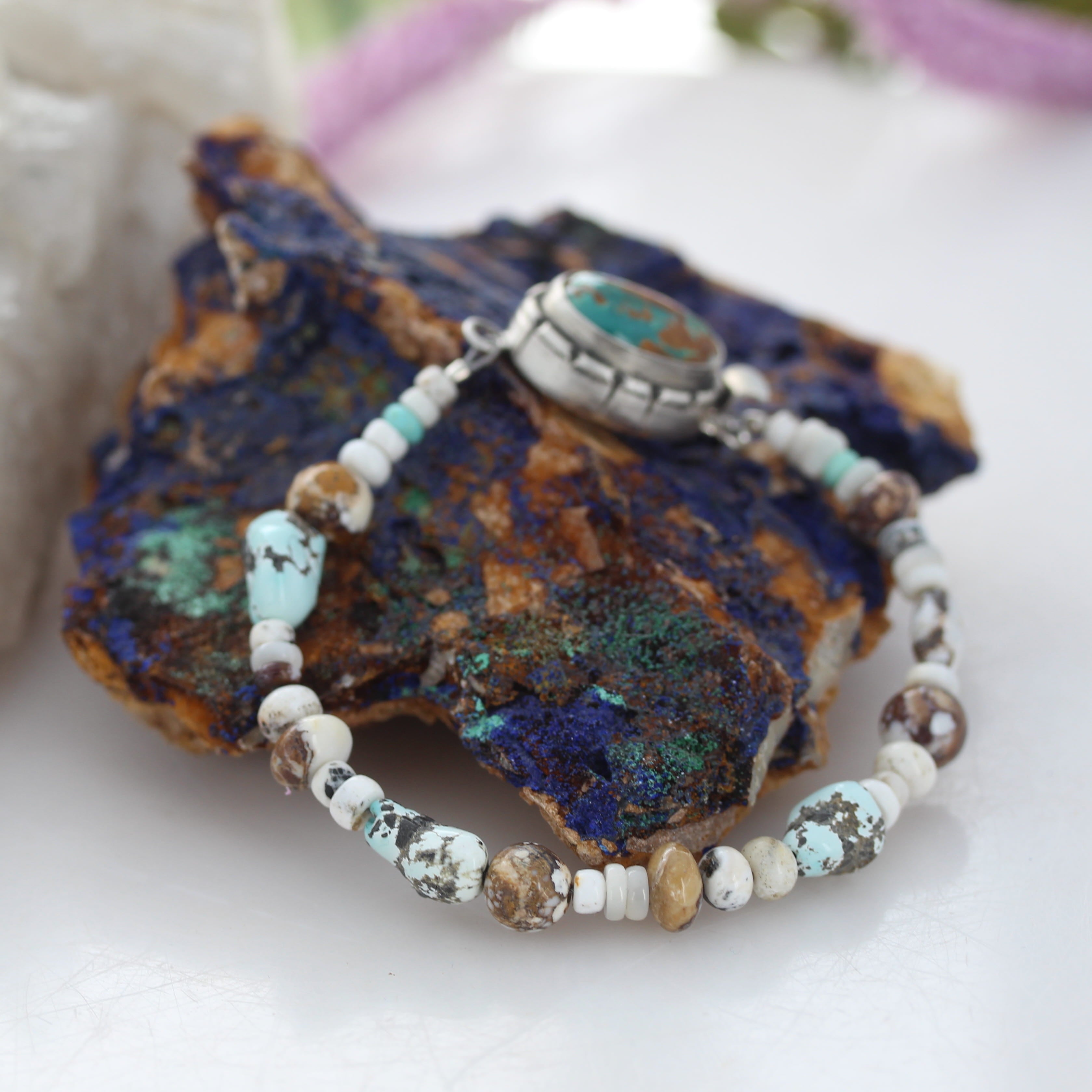 White Buffalo Wild Horse Bracelet Southwest Elegance NewWorldGems