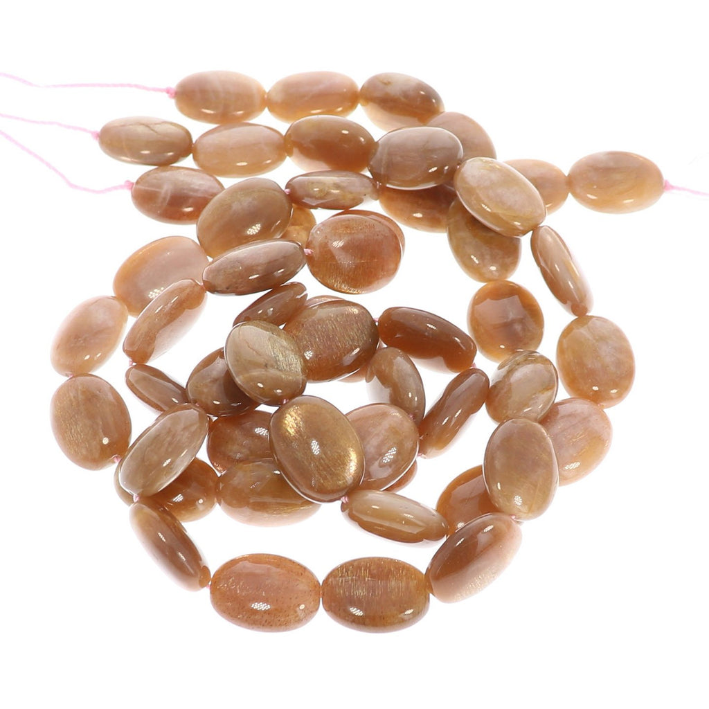 Golden Sunstone Beads Oval 12X16mm