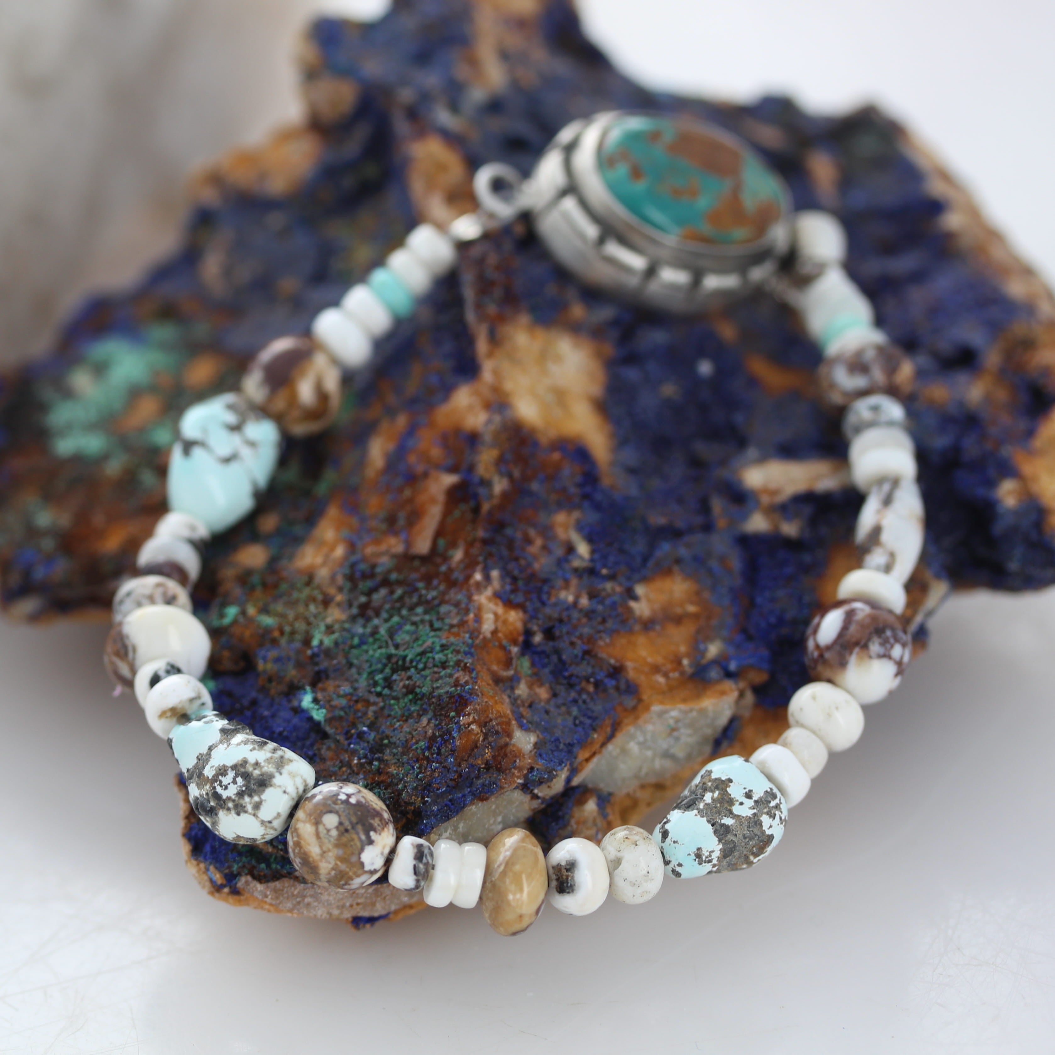 White Buffalo Wild Horse Bracelet Southwest Elegance NewWorldGems