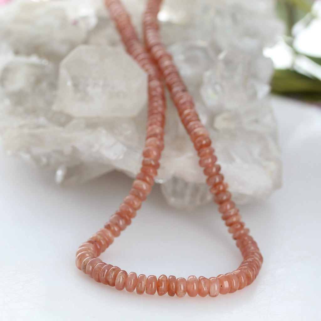 ARGENTINA RHODOCHROSITE BEADS Rondelles 6.7mm