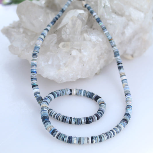 Multicolor Australian Opal Necklace Heshi Beads