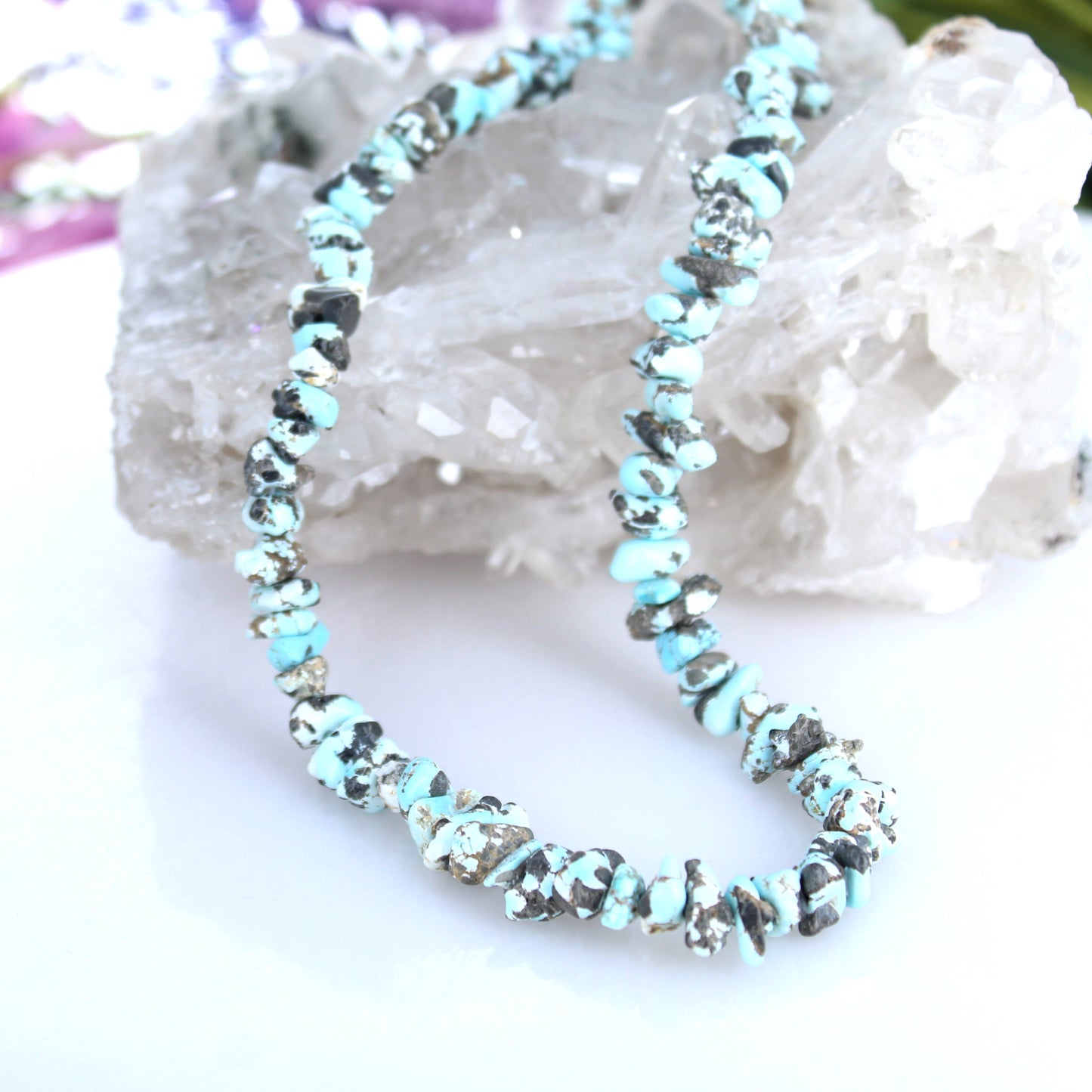 LONE MOUNTAIN Turquoise Beads 7-9mm Rocky Nugget Shape