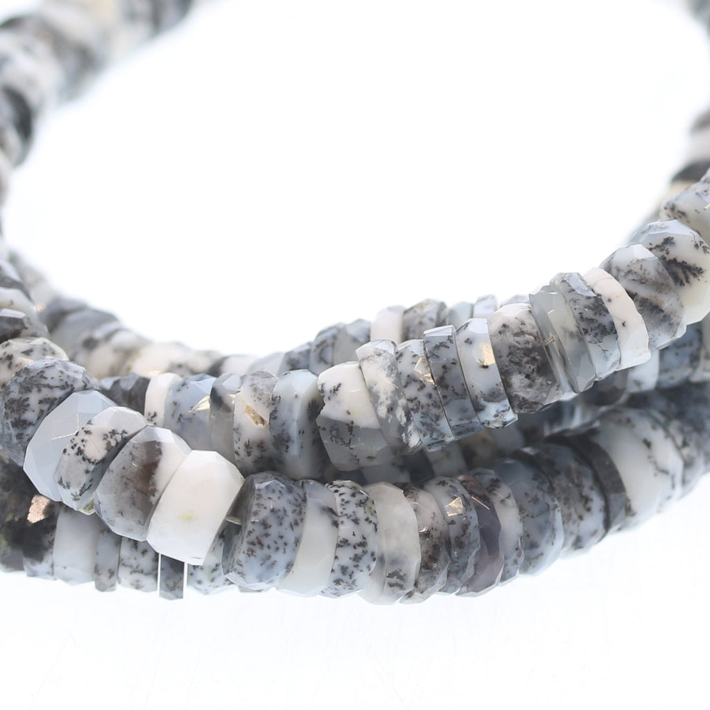 Montana Opal 6.5Mm Faceted Discs 8" -NewWorldGems