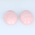 ROSE PERUVIAN OPAL Cabochon Large 20x15mm Pair