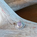 AAA Pink Morganite Clasp Component Sterling Round 8mm NewWorldGems