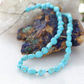 KINGMAN TURQUOISE Beads Potato 8-11mm 16"