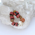 TIBETAN CARNELIAN Bead Assortment Antique Carnelian Shell African Trade