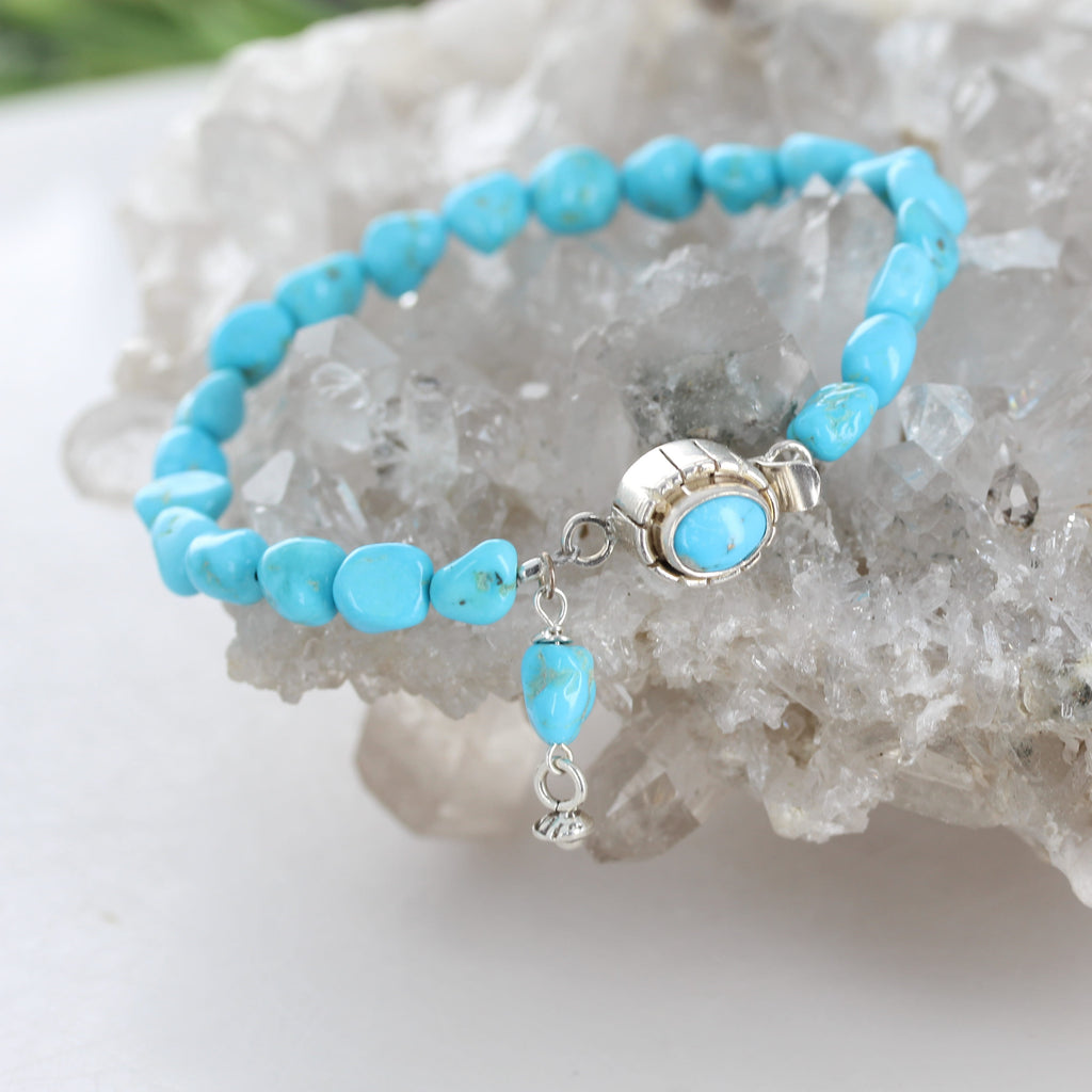 KINGMAN TURQUOISE BRACELET Sterling Silver Southwestern