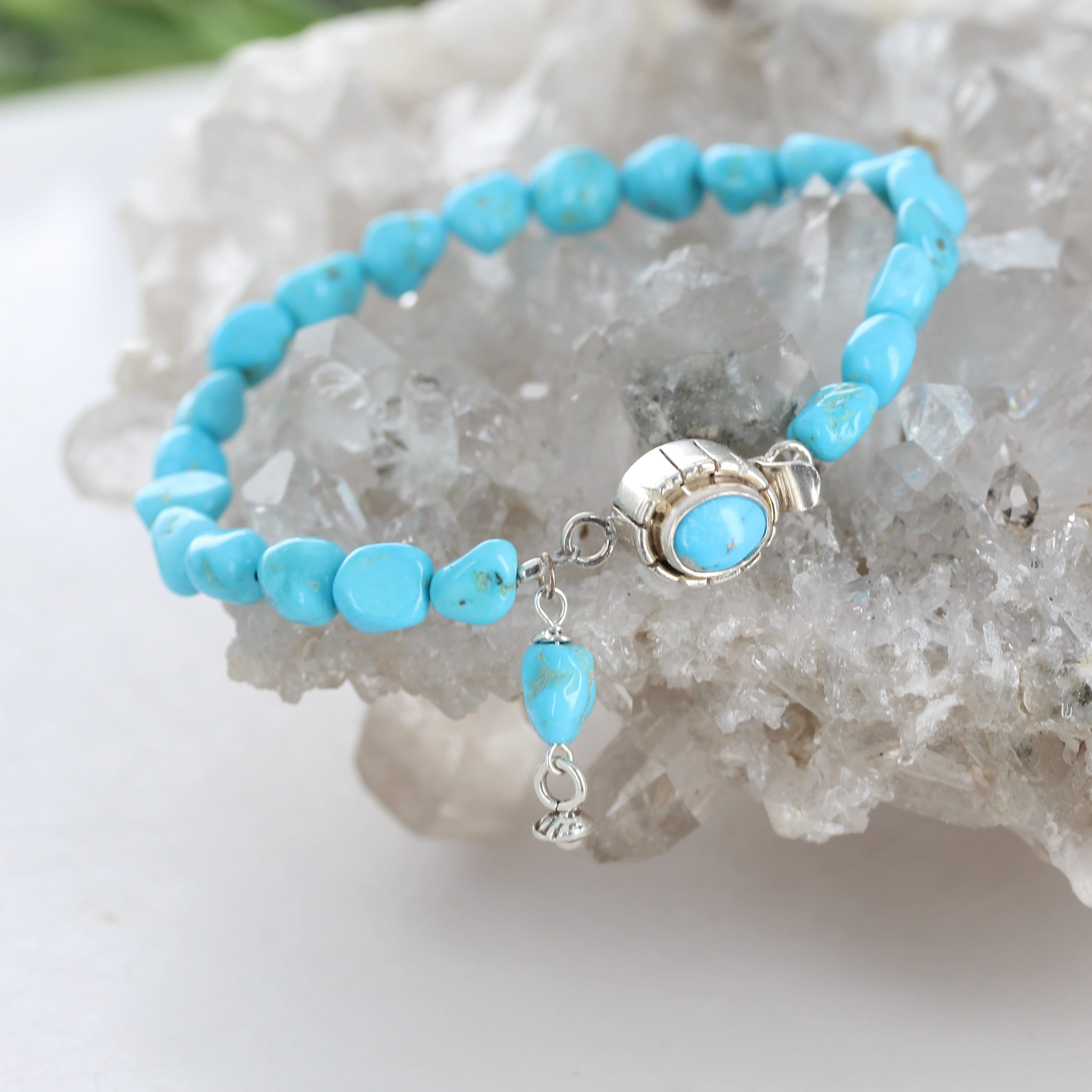 KINGMAN TURQUOISE BRACELET Sterling Silver Southwestern