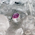 Lions Paw Purple Shell Clasp Sterling Silver 12mm Handmade Southwest