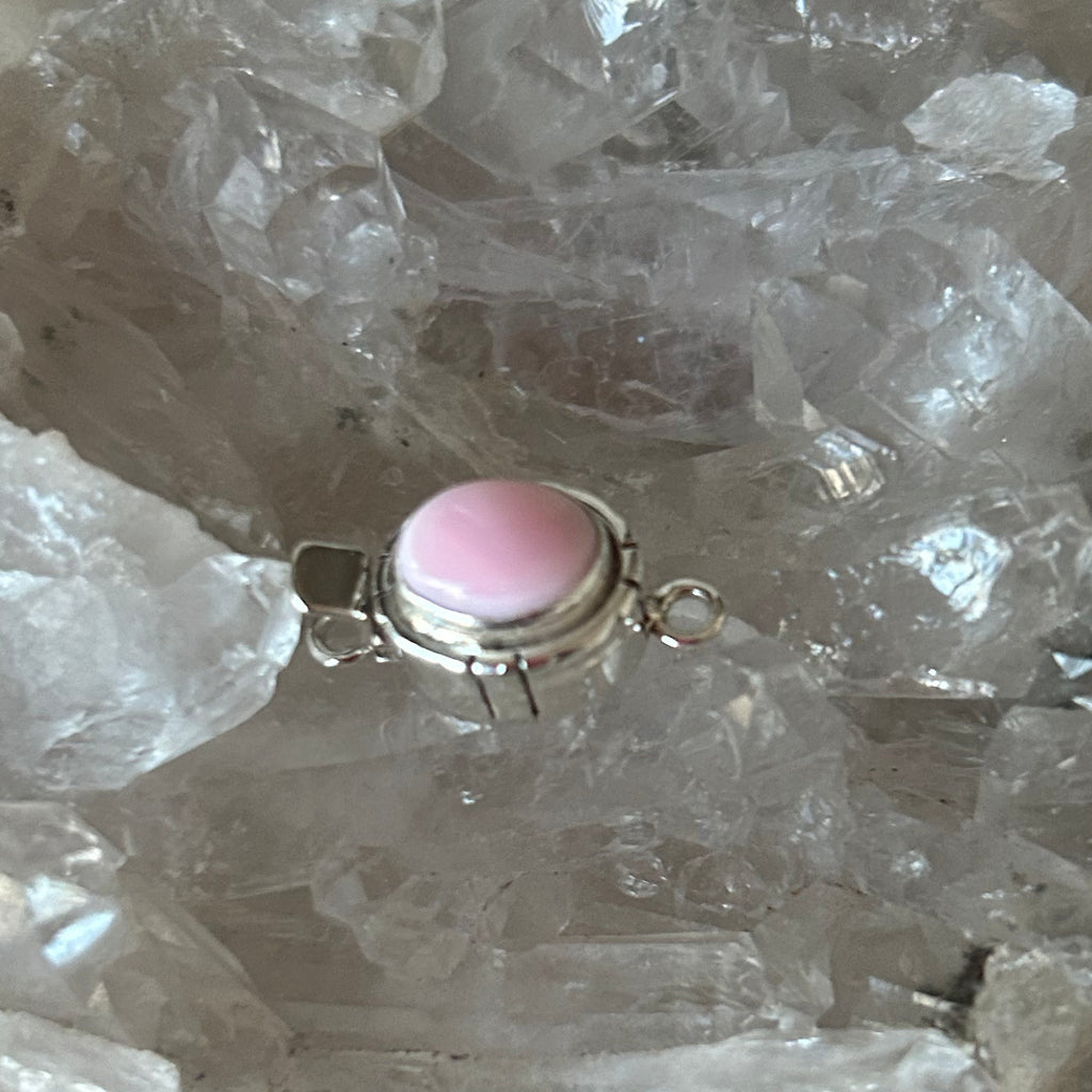 Queen Conch Shell Clasp Sterling Silver 8x10mm Handmade Southwest