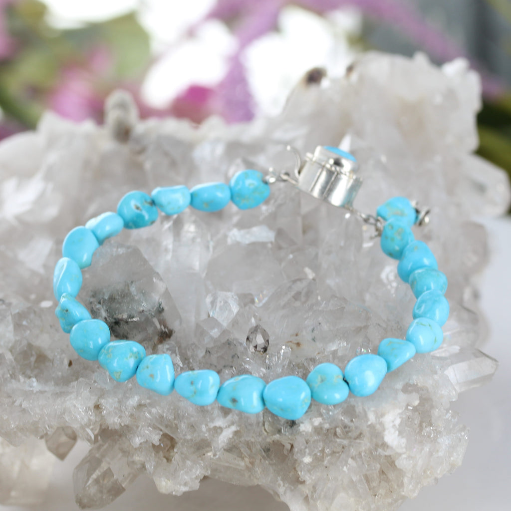 KINGMAN TURQUOISE BRACELET Sterling Silver Southwestern