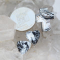 Rare White Buffalo Turquoise Cabochon Components 3 Pcs
