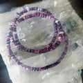 Royal Purple Spiny Oyster Beads Heshi 3.5-4.8mm 16"
