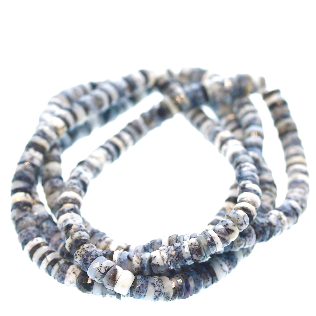 Montana Opal 6.5Mm Faceted Discs 8" -NewWorldGems